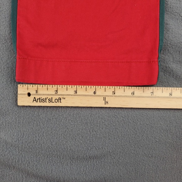 Vineyard Vines Men Two Tone Red Green Whale & Car Embroidered Chinos Pants 32x29 - Picture 7 of 11